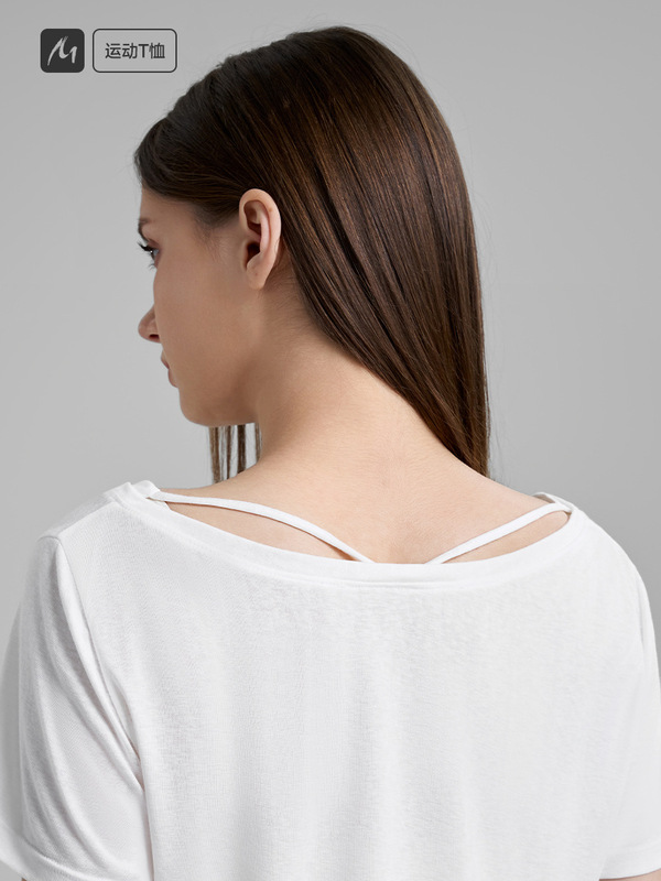 薄い V ネックスポーツ Tシャツ女性のための夏 2022 新しいヌードフィットネス半袖ルーズ通気性ピラティスヨガウェア|undefined