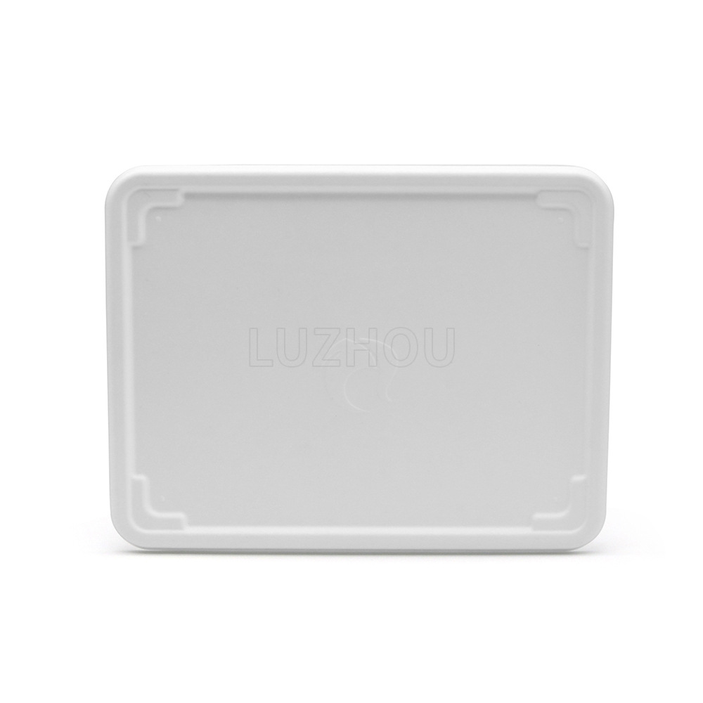 Shaogeng Oasis Pulpa de bagazo Pulpa de bambú cuatro rejilla Placa de protección del medio ambiente vajilla desechable degradable compostable