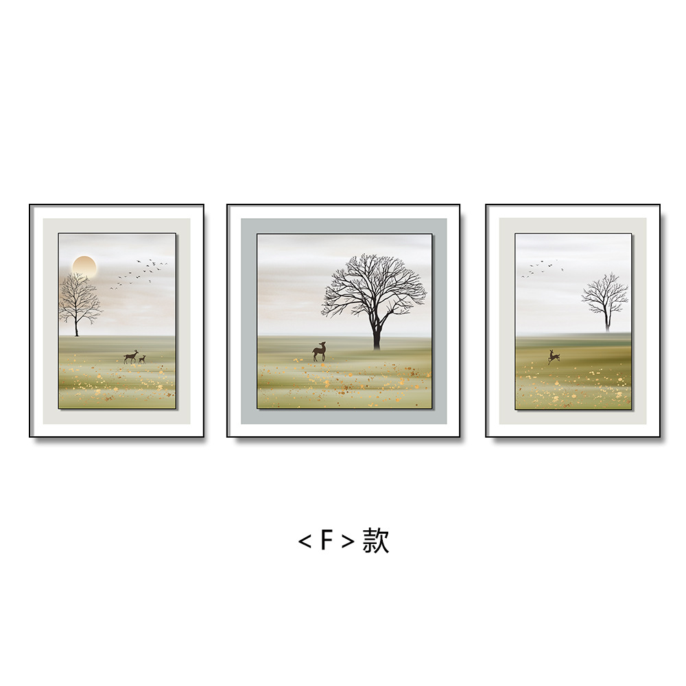 Sofá pared de fondo pintura triple bronceado textura de cuero bronceado pintura decorativa moderna pintura decoración de entrada decoración de sala de estar