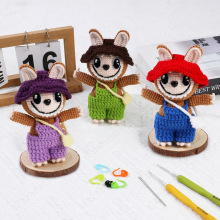 �羳DIY�hᘲ��ϰ�LABUBU��ż�����·�ë���F�ֹ��h����ż�Y��[