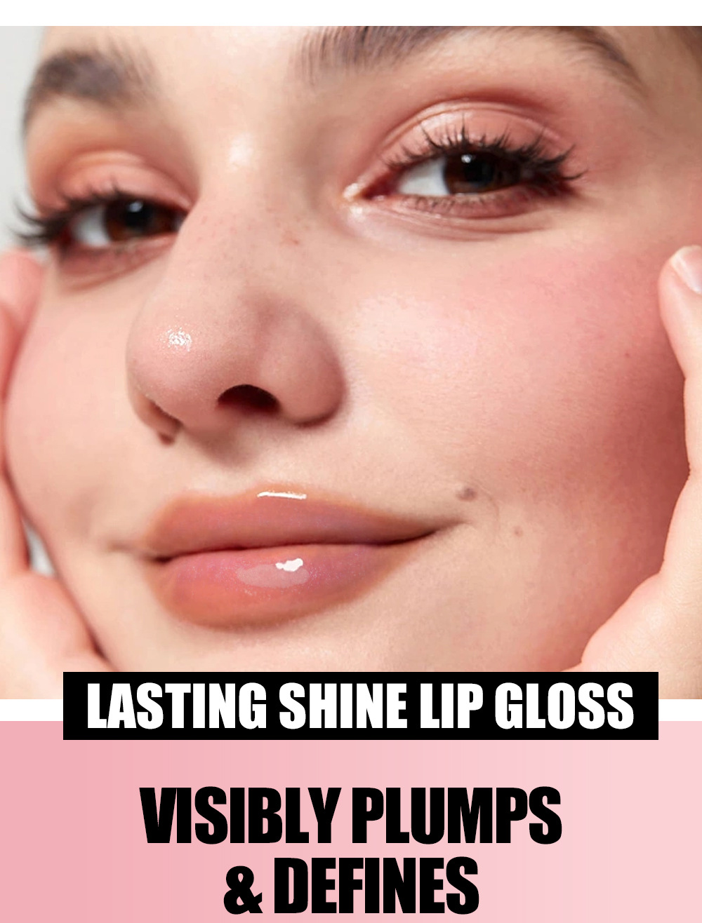 Julystar Pearl Lip Gloss Brightening Lip Gloss that is not easily stained with water, lustrous and pouty lip gloss undefined