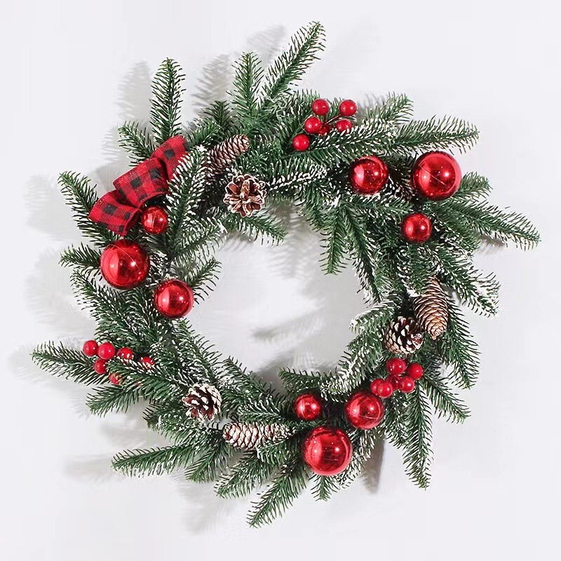 クリスマス装飾pe藤枝倒掛木クリスマス花輪牛角藤門掛藤条デパート店舗門口配置|undefined