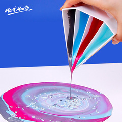 Montmartre children's painting tools gouache watercolor plastic deep groove palette 6-grid palette pigment color separator