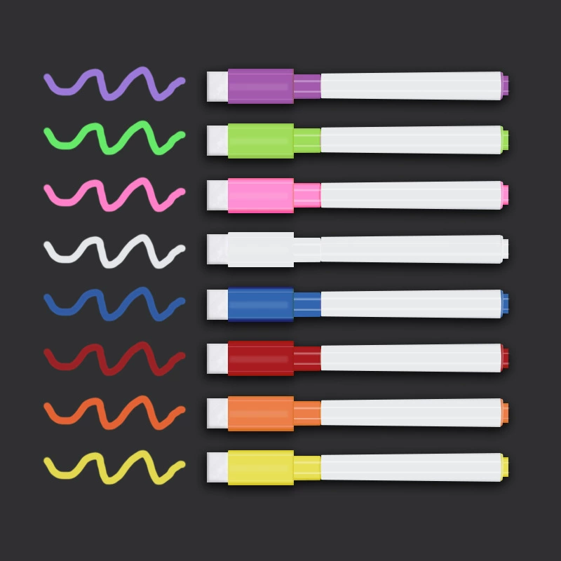 Магнитный маркер водорастворимый мел жидкая световая доска ручка для детей канцелярские принадлежности белый водяной мел гильдина цветная ручка