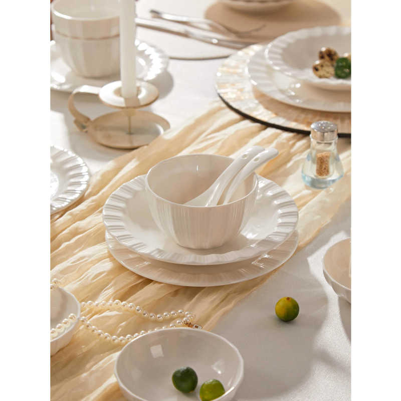 Cross-Border New Simple Ceramic Rice Bowl for Home Use 2026 Exquisite Bowl and Plate Set with a High-End Feel, Thickened Underglaze Color Bowl and Plate Set Cross-Border New Simple Ceramic Rice Bowl for Home Use 2026 Exquisite Bowl and Plate Set with a High-End Feel, Thickened Underglaze Color Bowl and Plate Set