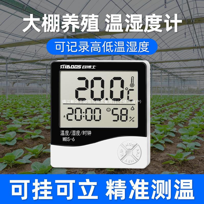 温度计室内家用高精度大棚养殖爬宠温度湿度表干温湿度计