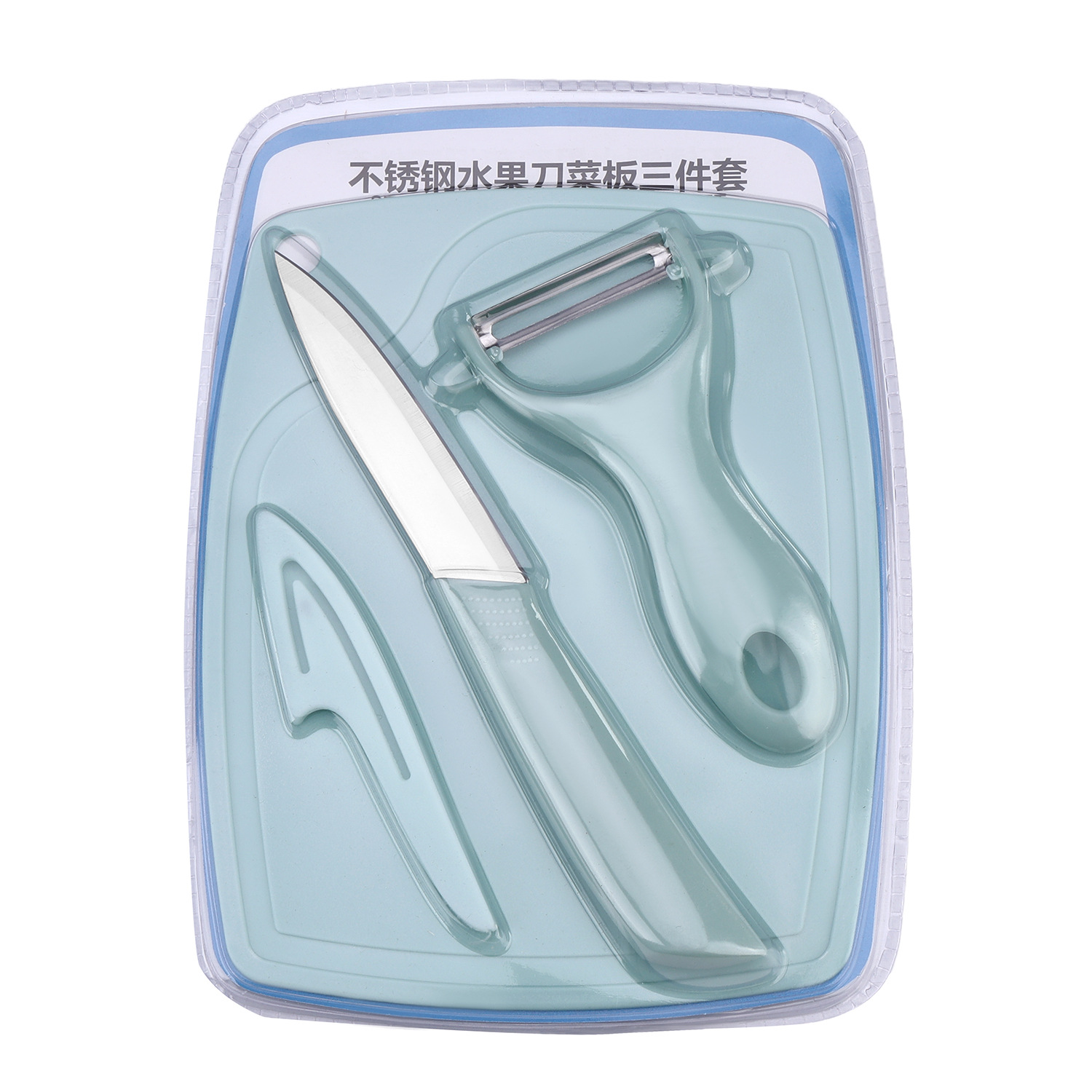 블루 쓰리피스 슈트