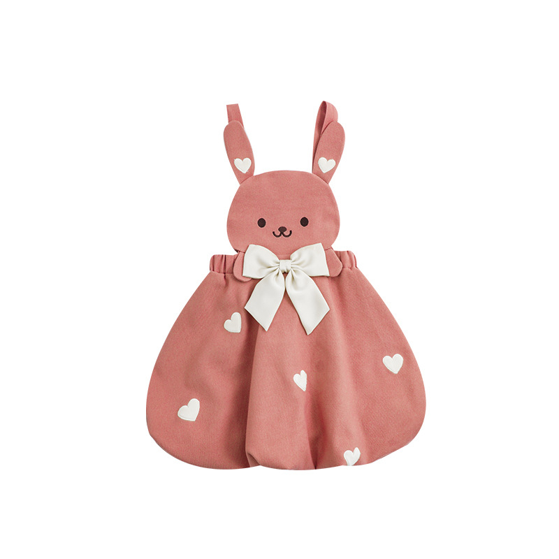 Wulibuyi niñas traje de otoño dibujos animados suspender falda arco decoración del bebé lindo calcetines camisa los niños