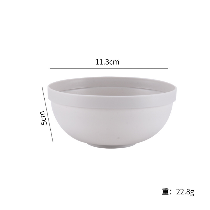 塑料碗日式餐碗家用饭碗宝宝面碗耐摔米饭碗水果碗酸奶碗可印logo|undefined