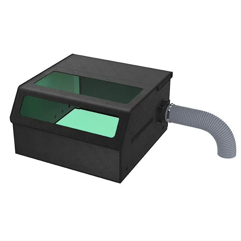 激光防护罩设备阻燃雕刻机抽烟罩防火罩耐热阻火器抽风装置切割机