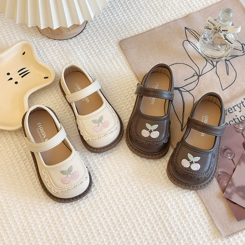 Детская обувь для девочек Осенняя обувь для девочек Принцесс обувь кожаная обувь 1 от 1 до 3 лет