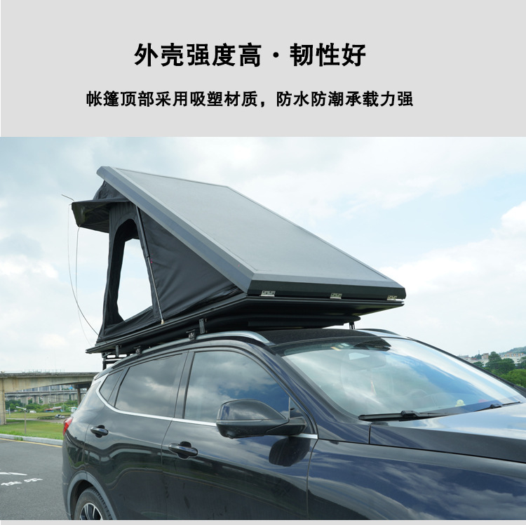 New Cross-Border Aluminum Alloy Roof Tent, Triangular Outdoor Self-Driving Travel Fully Automatic Off-Road Rainproof Car Tent