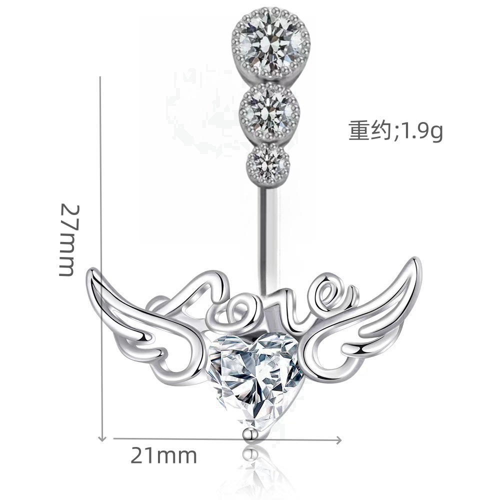 Pointed titanium steel lip stud product view