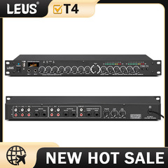 LEUST4 クロスボーダーミキサー Bluetooth USB エフェクター付き チューニングミキサー EQ ステレオ Bluetooth ミキサー