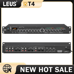 Leust4 Cross-Border Mixer with Bluetooth USB Effector Tuning Mixer Eq Stereo Bluetooth Mixer
