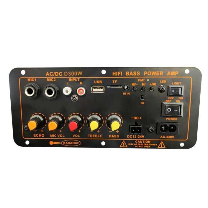Cross-Border New Product D300 Amplifier Board High-Power 12V Plug-In Card Bluetooth Amplifier 24V Car Amplifier Motherboard