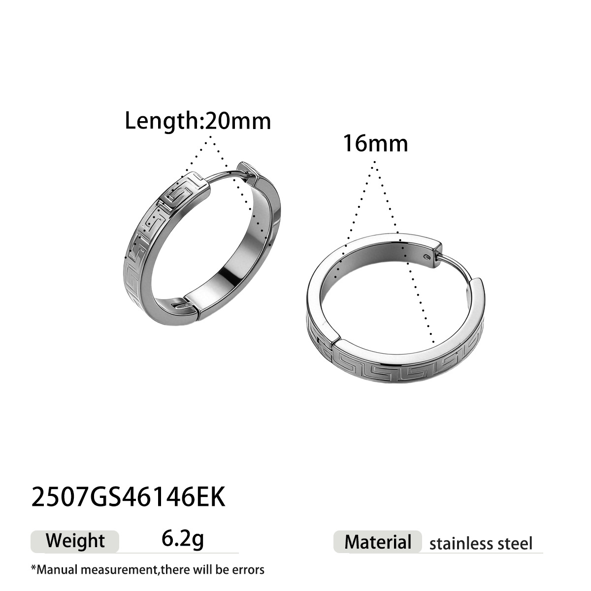TENA Europa y América pendientes de acero inoxidable vacaciones nicho de diseño de textura de acero de titanio ligero lujo de alta calidad joyas para los oídos