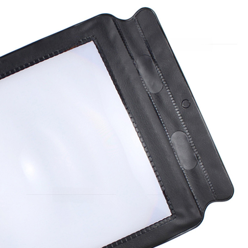 Ultra thin polyurethane magnifying glass for business cards