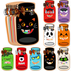 クロスボーダー Amazon ハロウィンパーティー漫画ハルク瓶型紙キャンディ包装カードシール袋