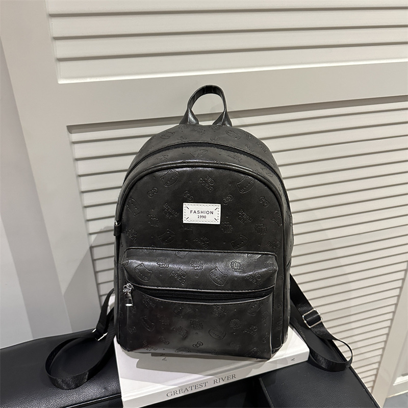 Mochila de nicho coreano para mujeres 2025 nueva moda retro ocio versátil mochila de viaje de estudiantes