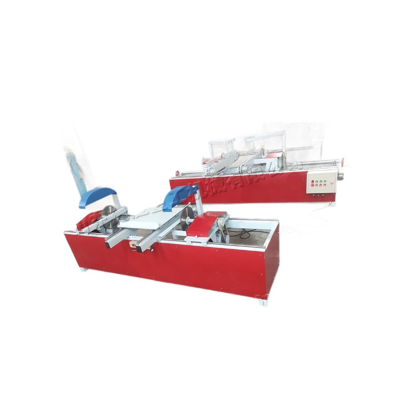 45 grados de doble extremo sierra de corte automática sierra de corte de material multisección sierra de corte de madera máquina de corte