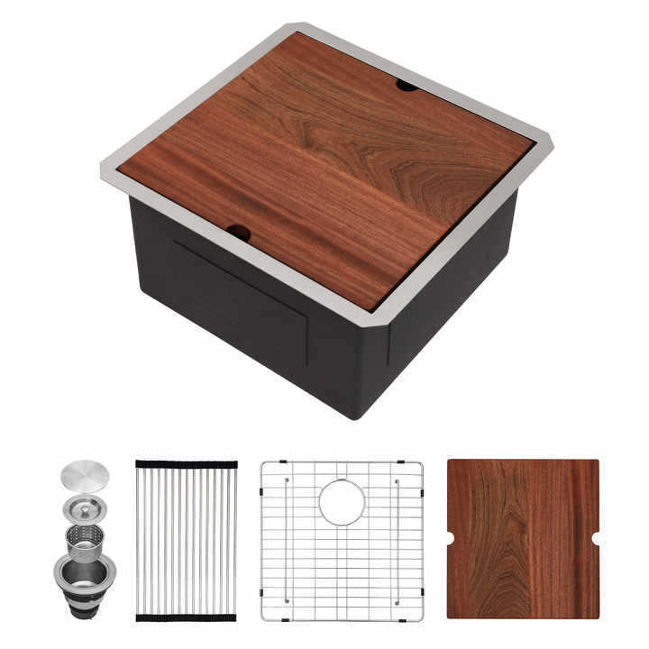 Rv Sink with Lid, 304 Stainless Steel Folding Flip-Top Wash Basin, Rv Modification Supplies Rv Sink with Lid, 304 Stainless Steel Folding Flip-Top Wash Basin, Rv Modification Supplies