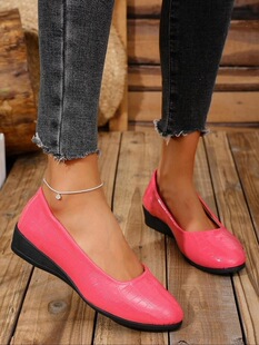T 17855 Spring New Pointed Wedge Casual Shoes ���^�¸���Ь