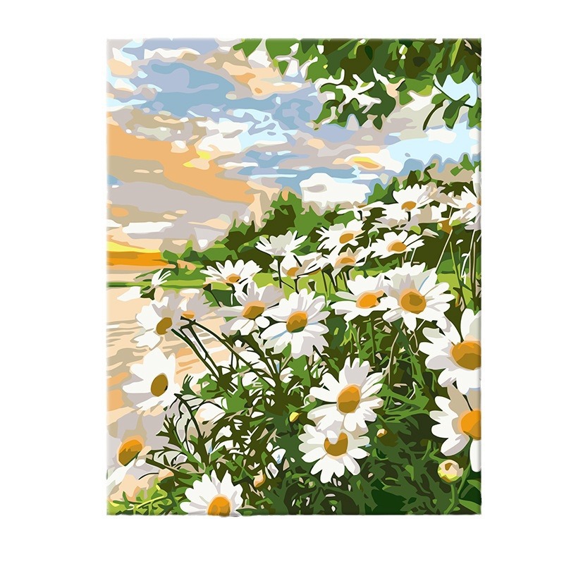 40 × 50 pintura al óleo digital color paisaje pintura pintada a mano relleno de color para niños curado fábrica de pintura decorativa al por mayor