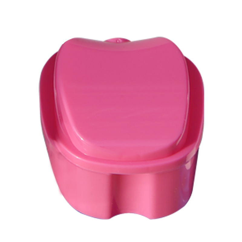 Caja de soporte de caja de dentadura dental caja de almacenamiento de dientes modelo de caja de aparatos de ortodoncia caja de almacenamiento caja de dientes de manzana