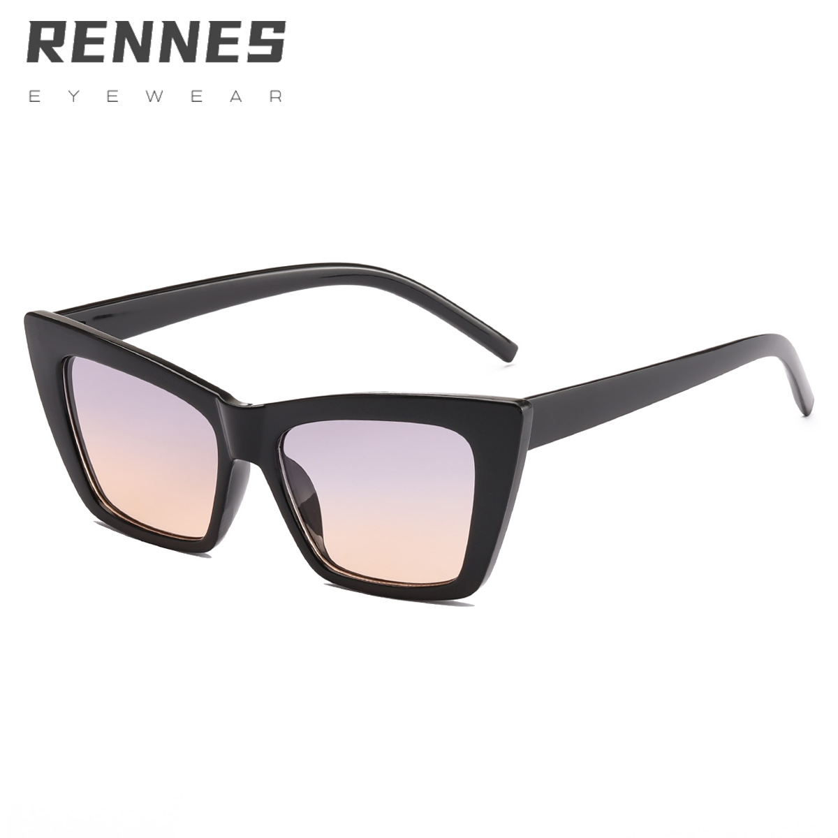 2021 nueva moda retro europea y americana gafas de sol ojo de gato mujer ins jalea color personalidad Internet celebridad hombres y mujeres gafas de sol