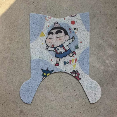 Electric vehicle foot mat: 70-m Electric Motorcycle Waterproof Anti-Slip - light-7080-h-crayon-shin-chan