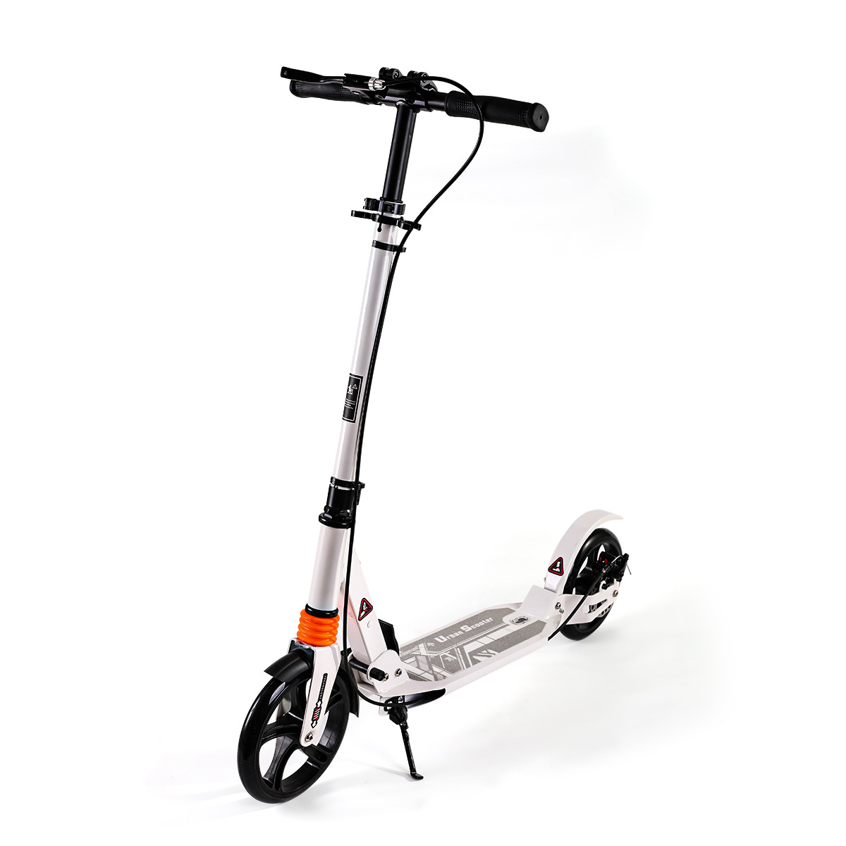 Patinete para adultos con doble freno, patinete con freno de mano, patinete plegable urbano, herramienta de ocio al aire libre, vehículo para desplazamientos.