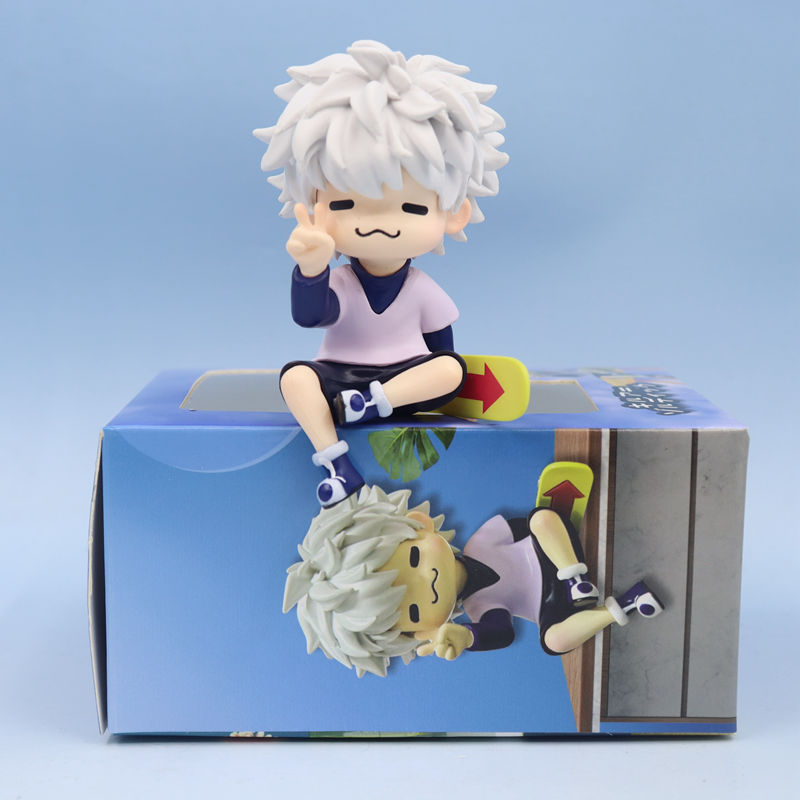 Replica of Full-Time Hunter Cute Bieqi Qiao Figure Cat Q Version Desktop Ornament Model Birthday Gift