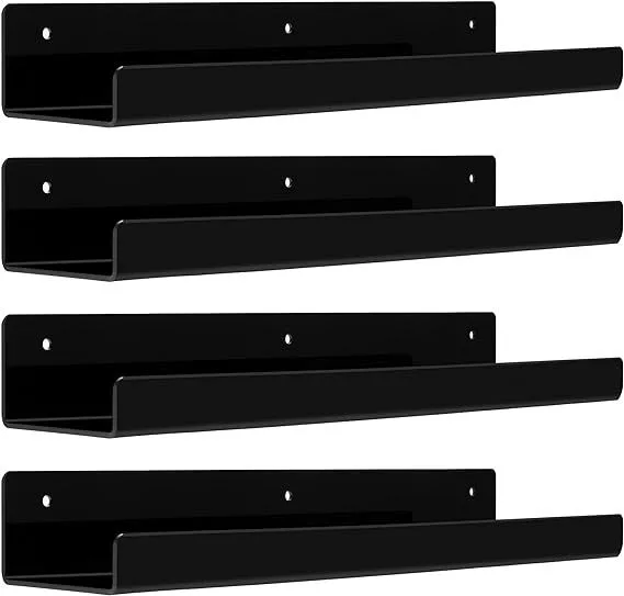 Spice Rack Wall-mounted Storage Rack No-drill Acrylic from Yomiego