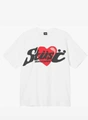 White with Heart Center