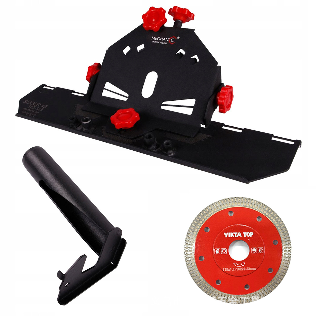 Combinación de hoja de corte de tubo de polvo de biseladora de azulejos