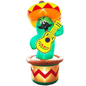 8FT 높이의 선인장 기타 연주