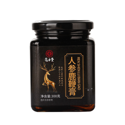 Ginseng Deer Tendon Paste, Male Ginseng, Goji Berry, Yellow Jingyi Oyster Eight Treasure Paste, 300g Bottle, Ready-to-Eat Mulberry Paste