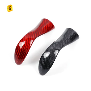 Cross-Border Suitable for Infiniti 2013 Q50 Real Carbon Fiber Gear Head Dry Carbon Gear Handle Head Interior Modification
