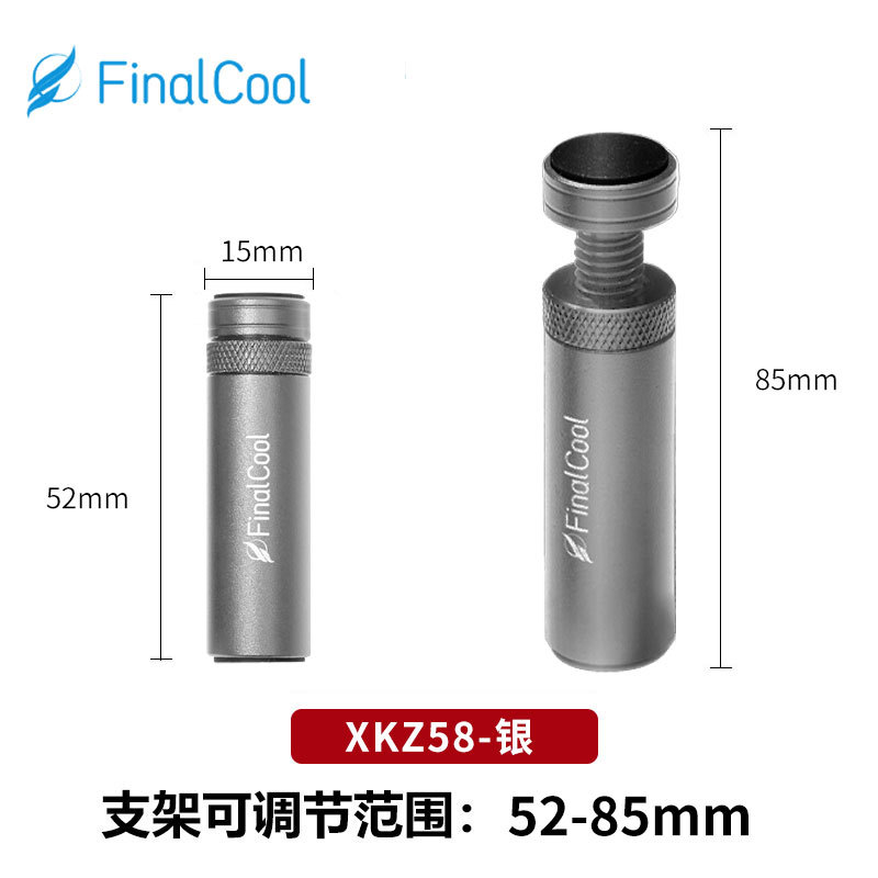 Corte en frío todo aluminio telescópico giratorio tarjeta gráfica soporte vertical computadora de escritorio tarjeta gráfica soporte marco/tarjeta gráfica Jack