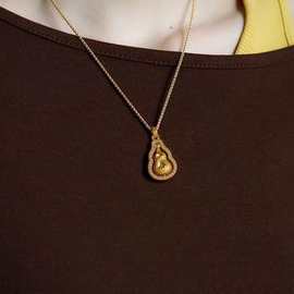 碎冰冰葫芦秋冬复古精致微镶锆石项链配饰女轻奢小众高级感锁骨链