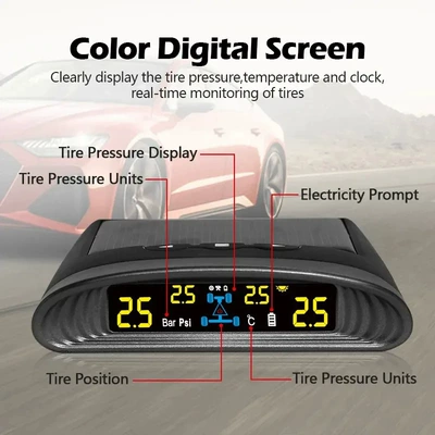Lcd Screen Display Tire – Tire pressure monitoring system