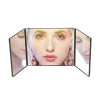 The new folding car mirror car sunrise plate makeup mirror car through the yang gear dress mirror car inside decorative mirror