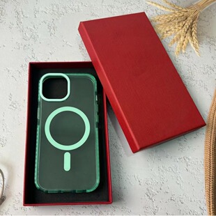 NEW NEW Two-color TPU Magnetic Suction M2 11pro 12PROMAX 13MINI,14pro IP15 Protective Case