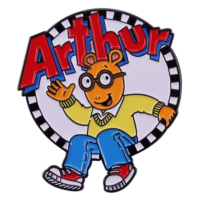 Arthur Boy Enamel Pin - Nostalgic Childhood Comic-Inspired Badge (Yaxa sancaqları) - e-42-1-5d13-03-c05