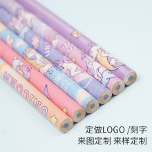 创意卡通铅笔小学生一年级书写用圆杆铅笔高颜值儿童铅笔文具用品