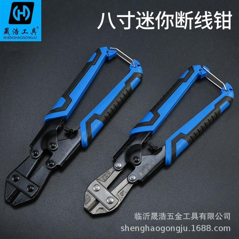 8-дюймовые мини-болторезы из хромованадиевой стали болторезы из железной проволоки стальные ножницы плоскогубцы 65 марганцевых болторезов