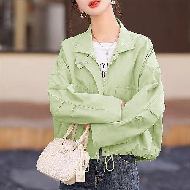 Spring jacket for leisure, baseball uniform, Korean style, plus size