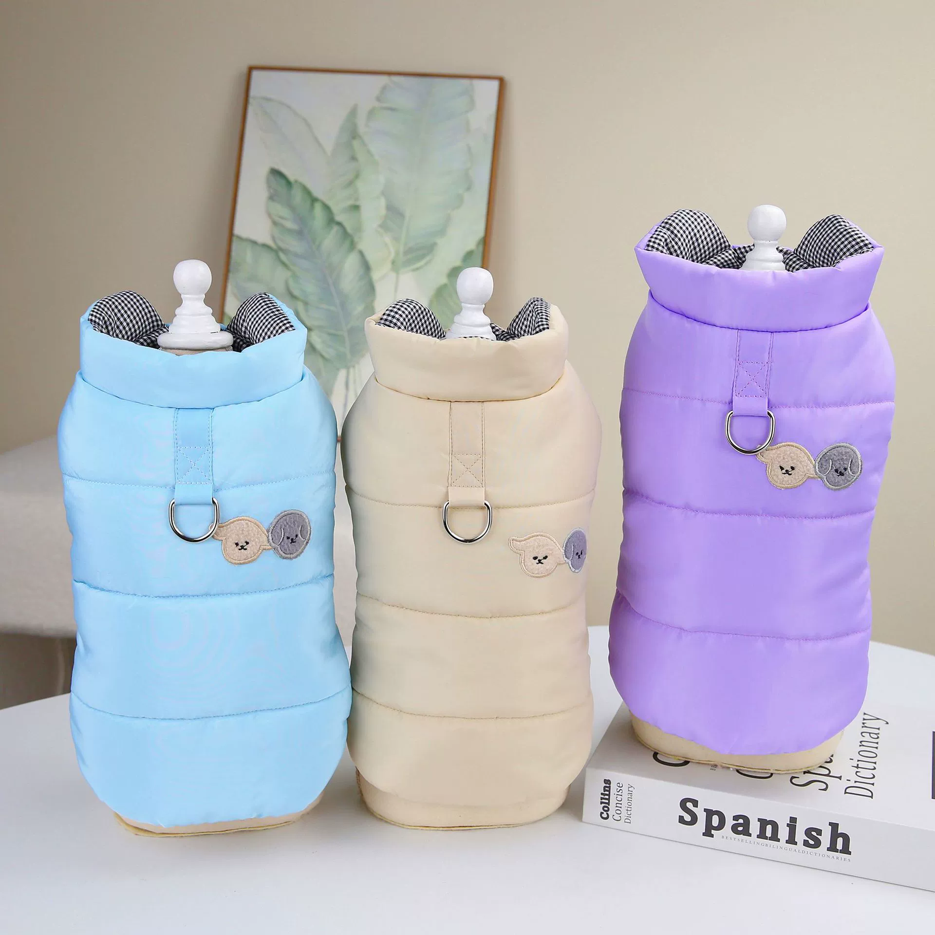 Одежда для собак Одежда для домашних животных Осенне-зимняя хлопковая одежда Одежда для домашних животных Тедди Зимняя одежда Новый хлопковый жилет 23 Two Fun