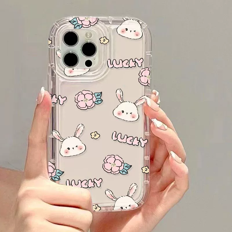 Apple, кролик, чехол для телефона, iPhone14 Pro, iPhone12, цветной, 16promax, 13, стиль высокого качества, оптом